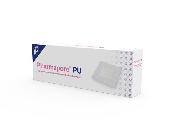 Pharmapore Transparent Wound Dressing with Absorbent Pad X 10 Dressings