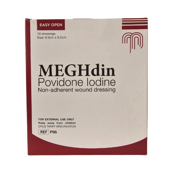 MEGHdin Povidone Iodine Non-adherent wound dressing